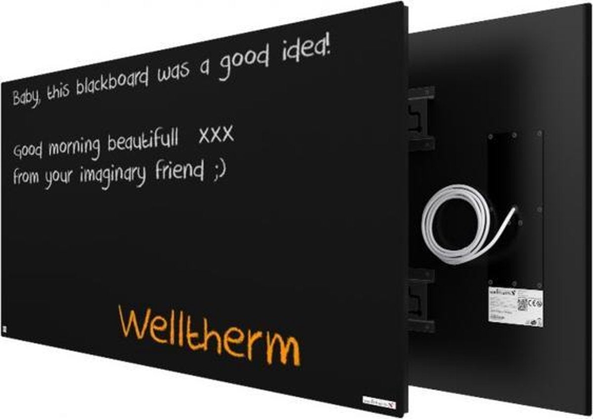 Hoog rendement infrarood stralingspaneel 780 Watt 60x120 cm krijtbord zonder frame