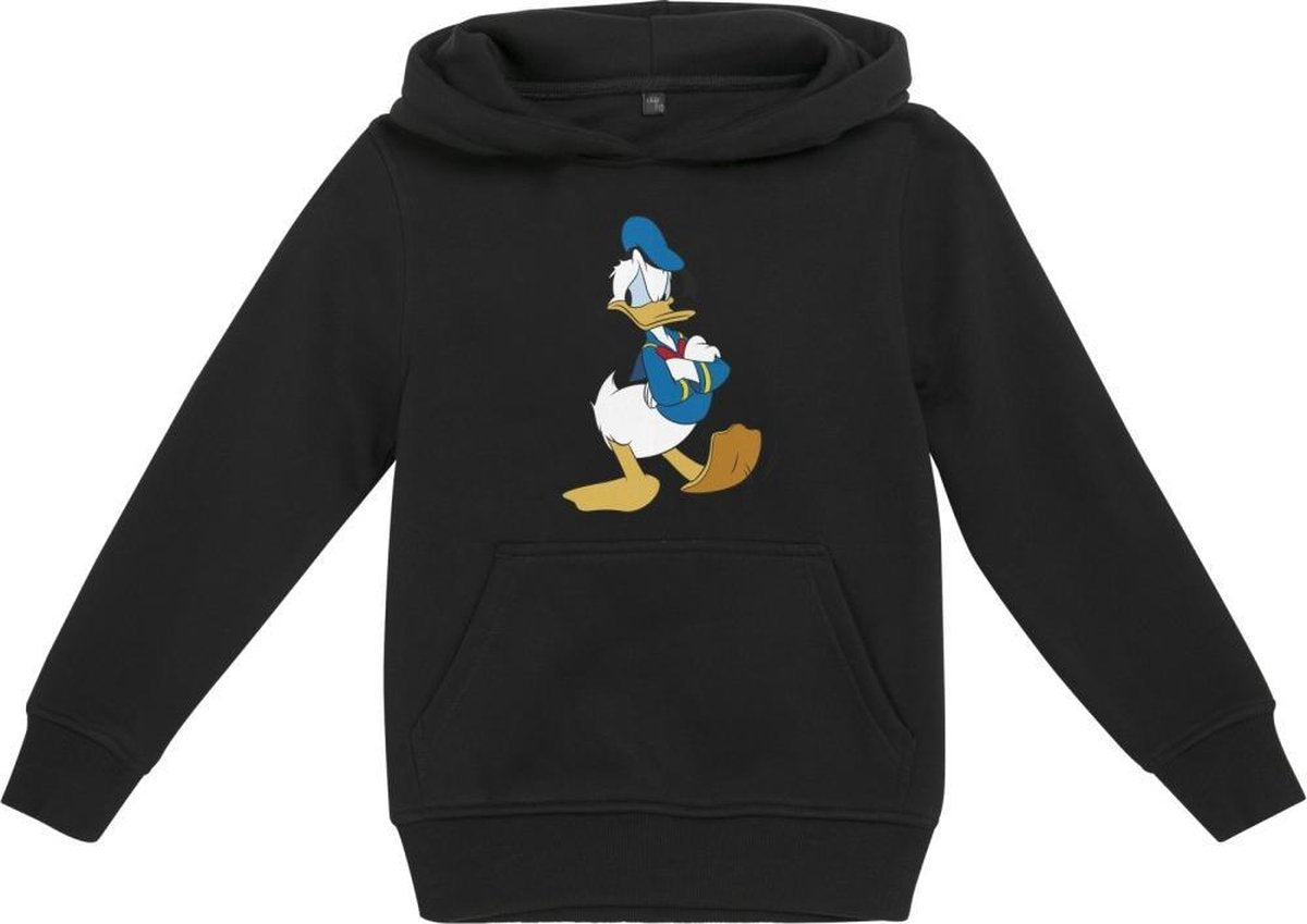 Disney Donald Duck Kinder hoodie/trui -Kids 146- Donald Duck Pose Zwart