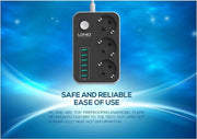 LDNIO Premium Stopcontact - Stekkerdoos - 3.4A