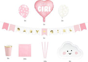 Babyshower pakket - It's a girl - meisje - 49-delig