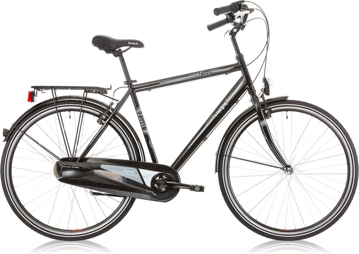 Touch 28 Inch 58 cm Heren 3V V-Brake Zwart