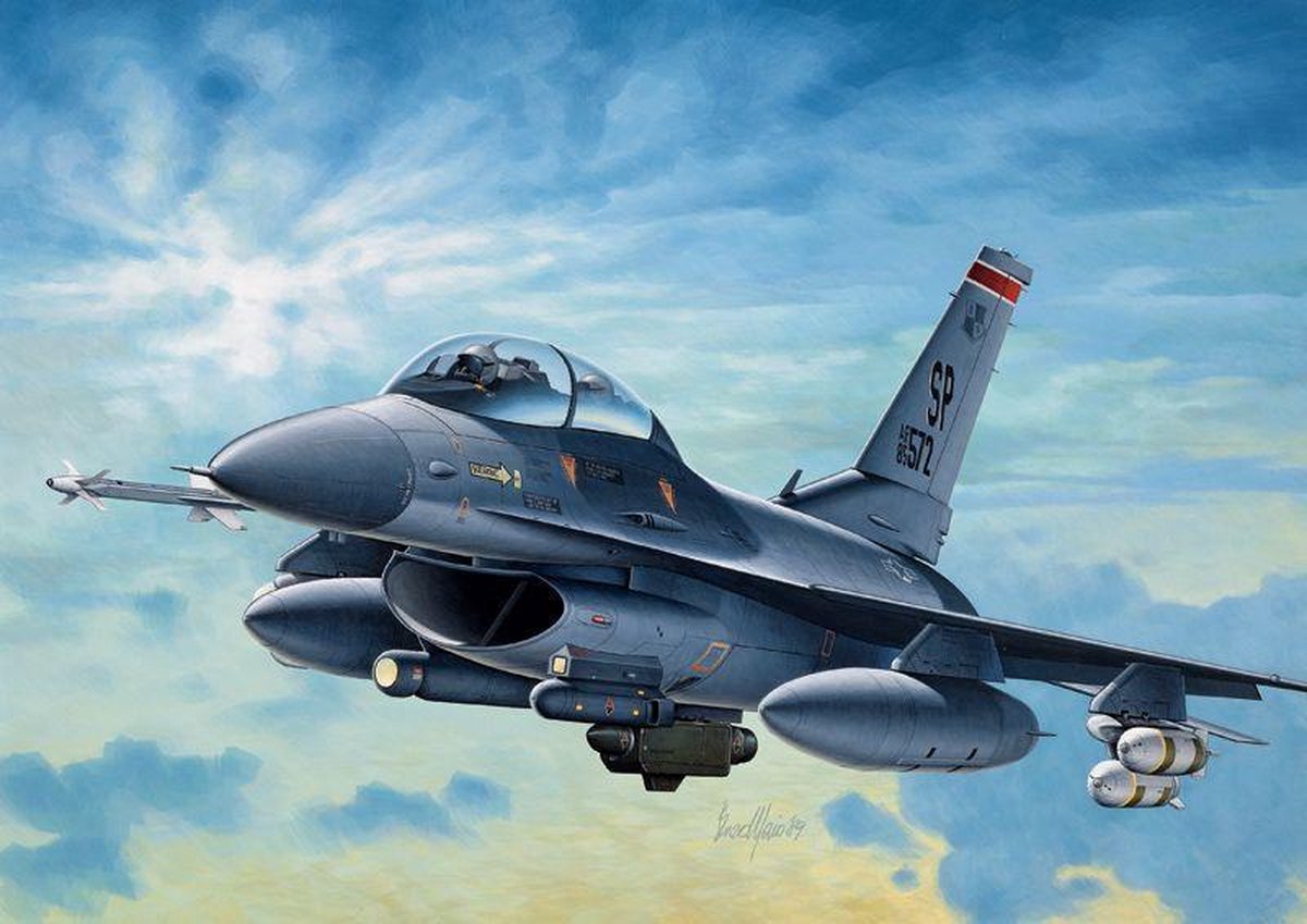 Italeri - F16c/d Night Falcon 1:72 (Ita0188s)