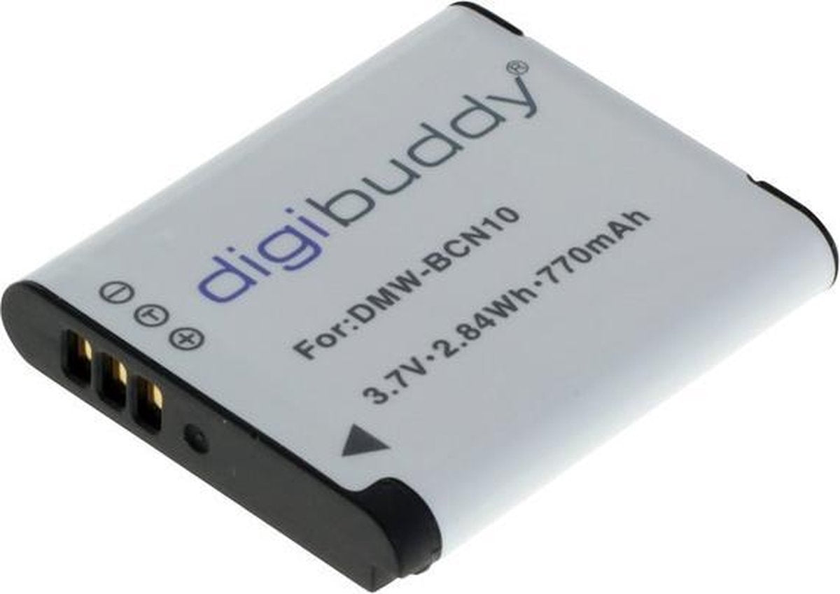 digibuddy A Merk Accu Batterij Panasonic DMW-BCN10 / Leica BP-DC14 - 770mAh