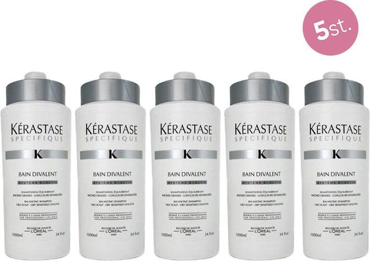 5X Kérastase Specifique Bain Divalent 1000ml