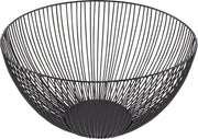Point-Virgule - Wire - Fruitschaal - Fruitmand - Metaal - zwart ø 25 cm H 14cm