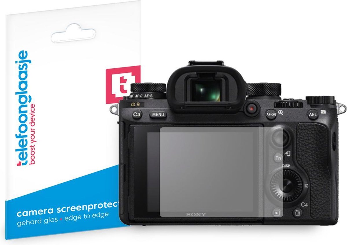 Sony Alpha A9 screenprotector gehard glas