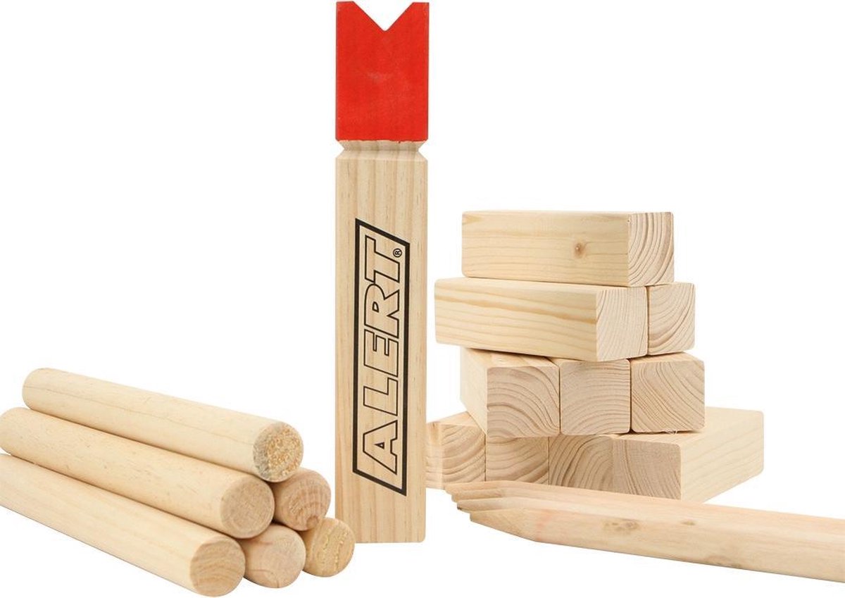 Spel Kubb Basic Set Alert