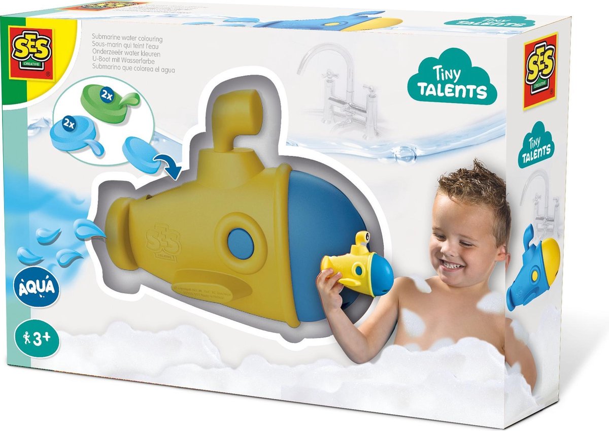 Onderzeeër water kleuren