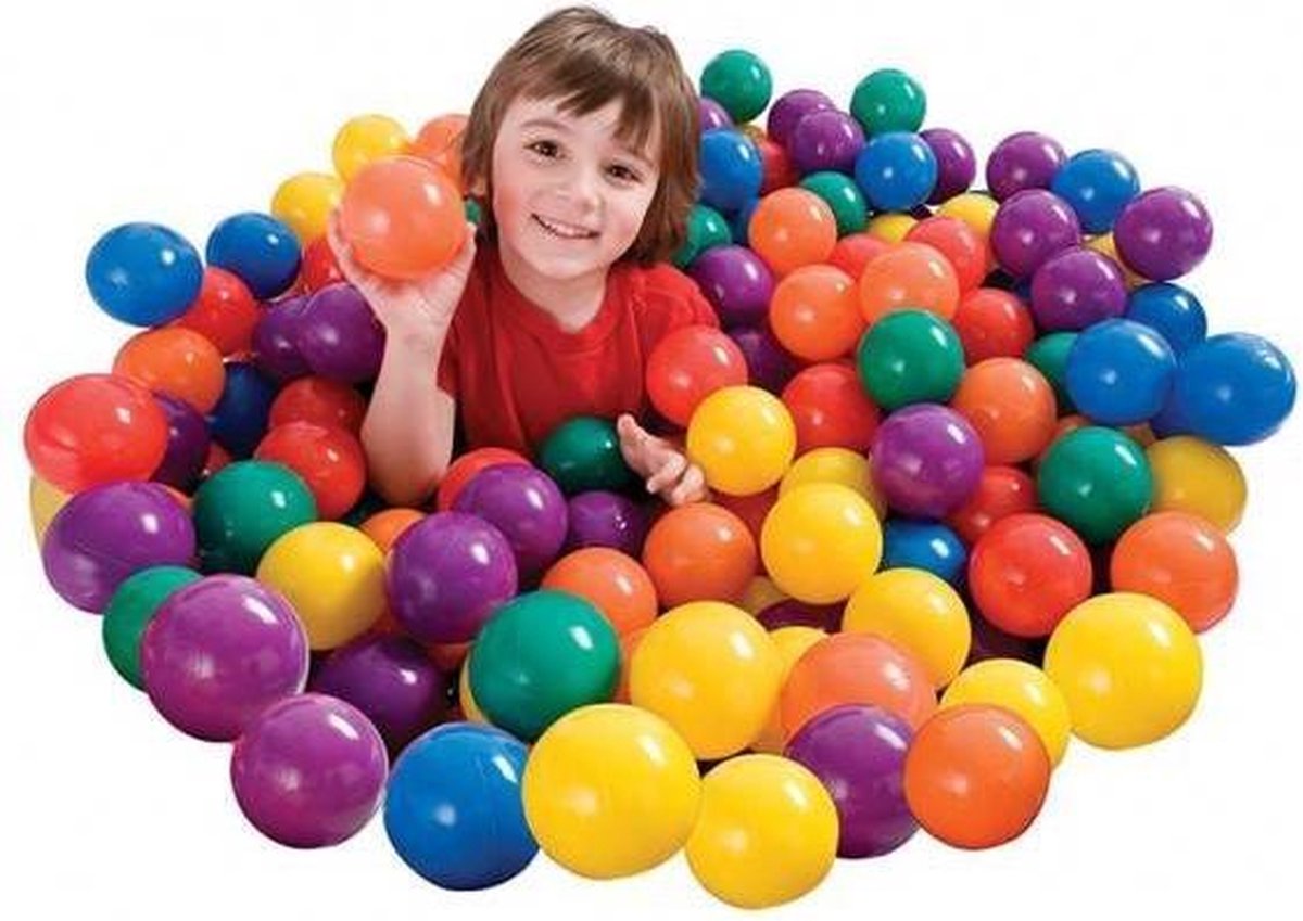 Intex 100 Ballen voor de Ballenbak 8cm - mix kleuren