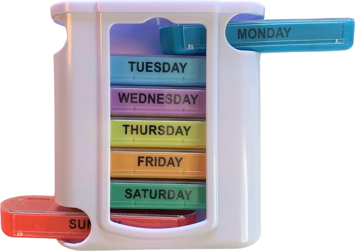 Medicijnen box - 7 dagen - Pillendoos - Ochtend