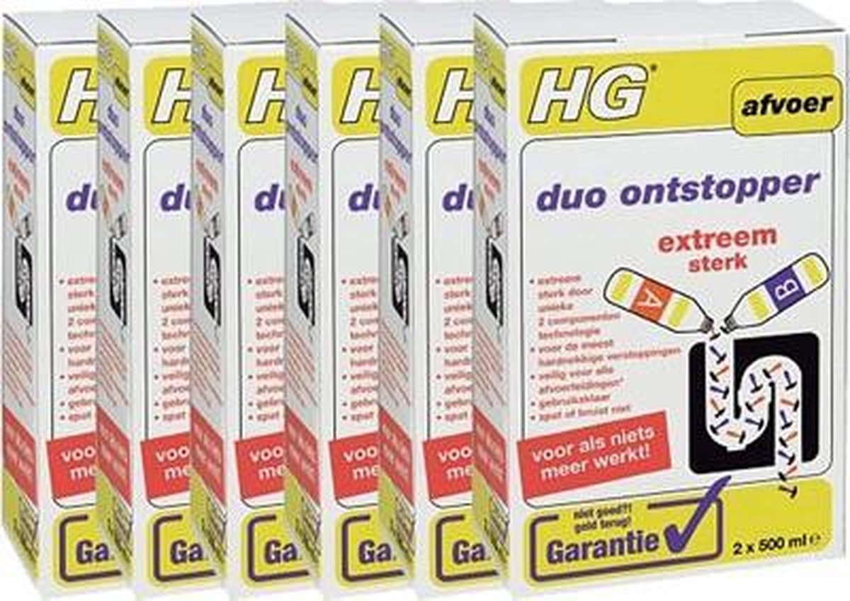 HG Duo Ontstopper - 6 stuks