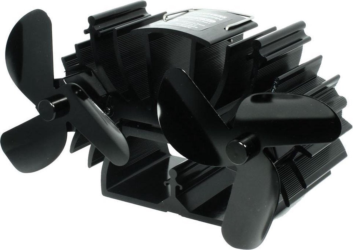 Ecosavers Stove Fan Twin - Ventilator voor houtkachel - Wekt eigen energie op met Peltier module