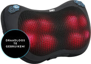Sanbo Massagekussen - Draadloos - shiatsu massage kussen - massage apparaten - Shiatsu massage - Nekmassage - Voetmassage - Rugmassage - nekmassage apparaat