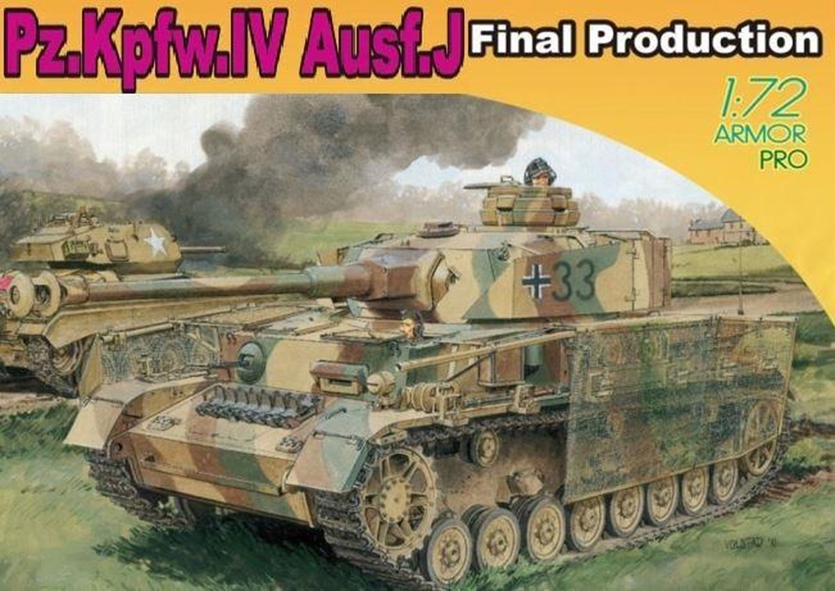 Dragon - 1/72 Pz.kpfw.iv Ausf.j Final Prod. (1/21) * - DRA7629 - modelbouwsets