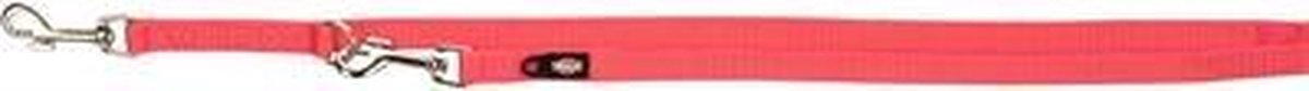Trixie premium hondenriem verstelbaar koraal oranje - 200x1 cm - 1 stuks