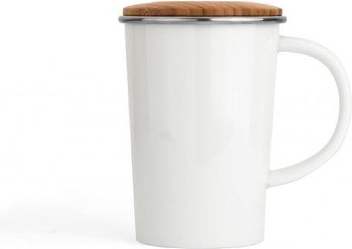Kruidenmok Bamboo - 400ml - Met filter