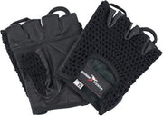 Precision Training Fitness-handschoenen Mesh/leer Zwart Maat Xl