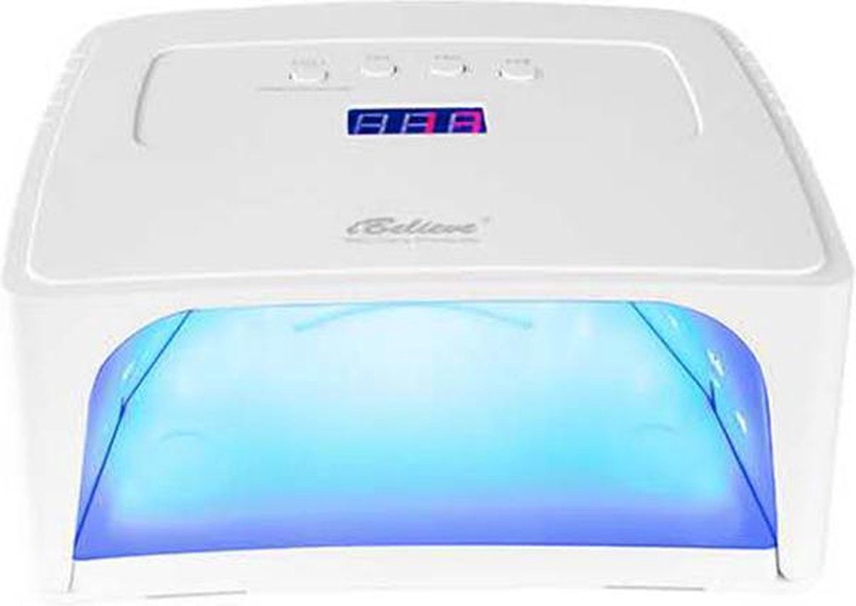 Confibel 48/60W Nageldroger - met UV Led Licht - Gel Nagellak Droger- Geschikt voor Vinger- en Teennagels- Inclusief Bewegingssensor en Timer
