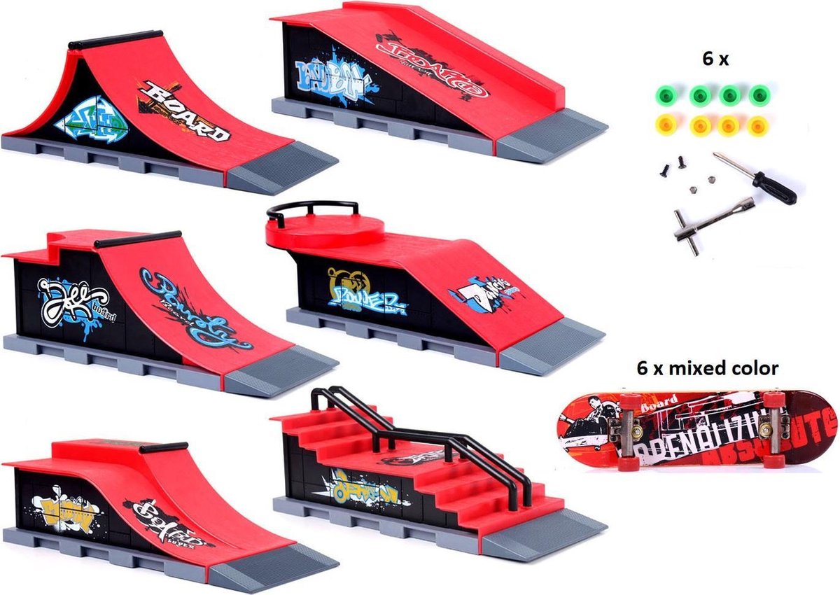 Fingerboard skatepark complete / vingerskateboard park