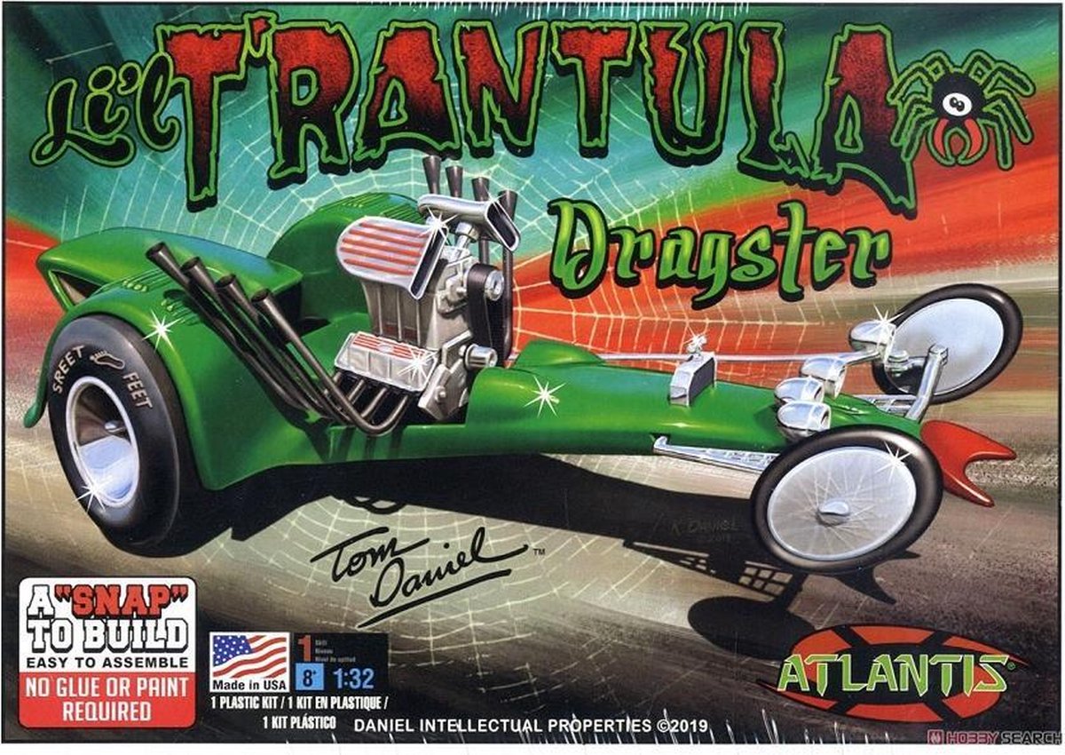 Tom Daniels Li't Trantula Dragster (Atlantis model kit