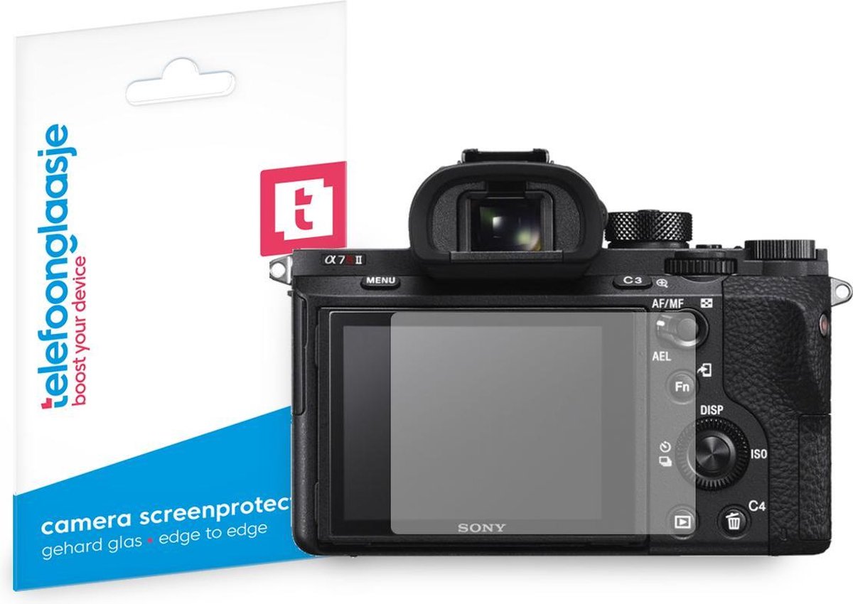 Sony Alpha A7R II screenprotector gehard glas