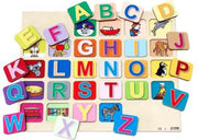 Het A tot Z spel - alfabet - leren lezen - letters in verschillende kleuren - educatief speelgoed voor kinderen