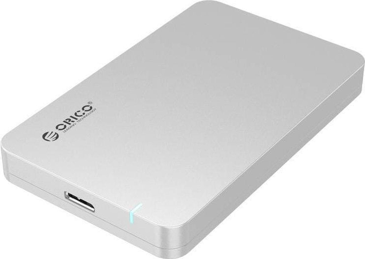Orico Harde schijf behuizing  2.5 Inch SATA HDD/SSD - Zilver