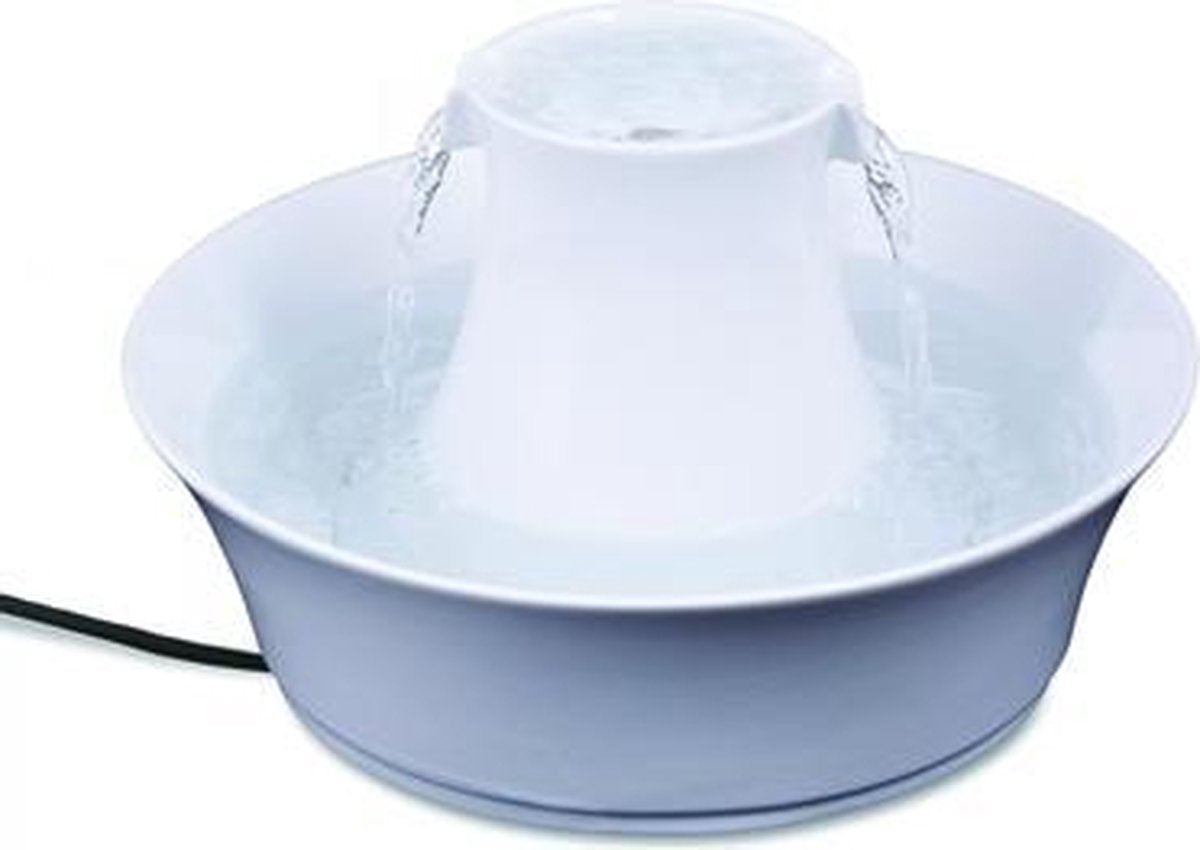 Petsafe avalon drinkfontein met adapter wit - 2 ltr - 1 stuks