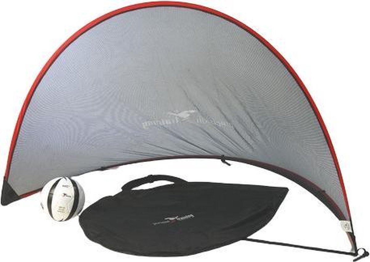 Precision Pop-up-doelen 180 X 110 Cm Polyester Zwart/rood 2 Stuks