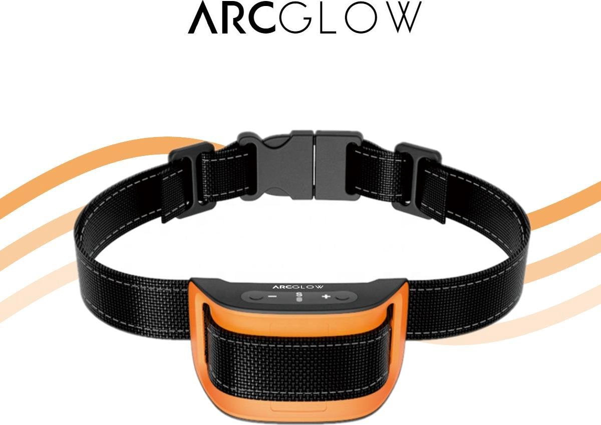 Anti Blafband inclusief Batterij - Antiblafmiddel - Hondenfluitje - Trainingsband - Anti Blafmiddel zonder Schok -  Diervriendelijk - Blafband voor Honden Oranje