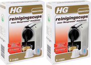 HG Nespresso reinigingscups  - 2 Stuks