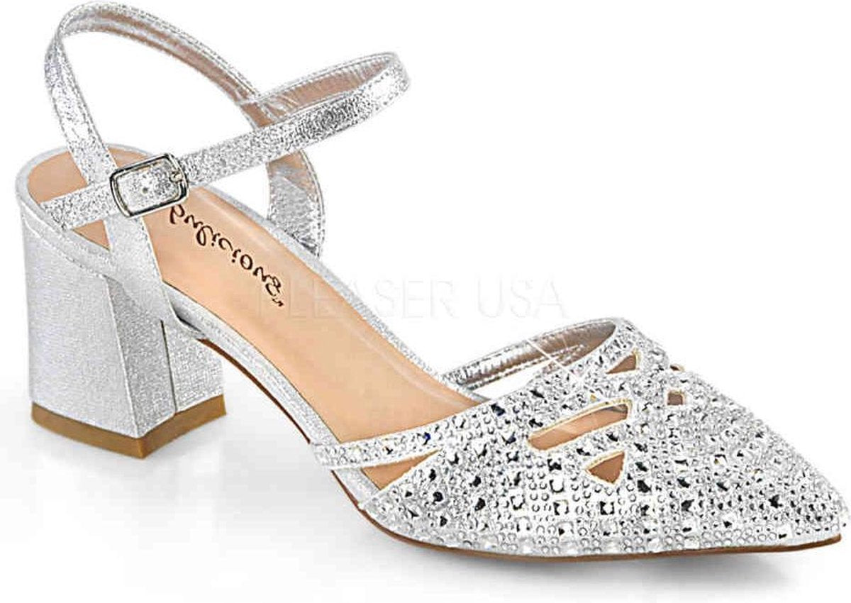 Fabulicious Hoge hakken -36 Shoes- FAYE-06 Zilverkleurig