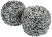 RVS Schuurspons pannenspons metaal 20 stuks 40gr - Medium formaat schuursponsjes maat M