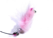 Tabby Tijger Flamingo - Kattenspeelgoed - Vogel - Belletje - Veertjes