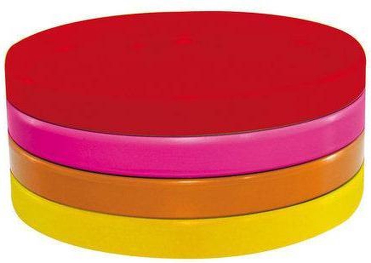 Zak!Designs Onderzetter - Voor Glas - Pop - Set van 4 stuks