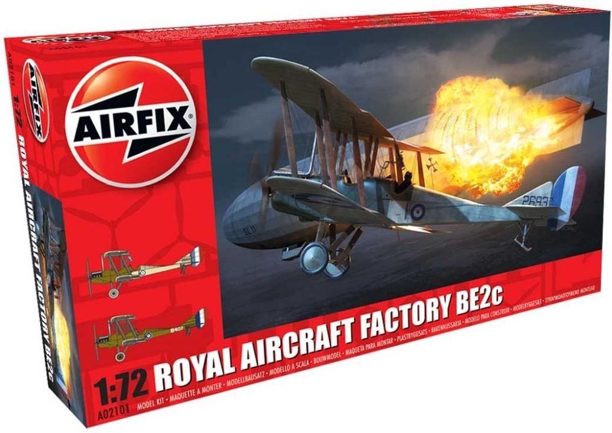 Airfix - Royal Aircraft Factory Be2c (Af02101)