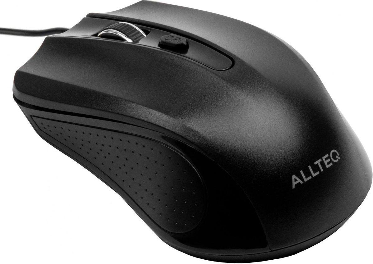 Allteq - Bedrade muis - Zwart