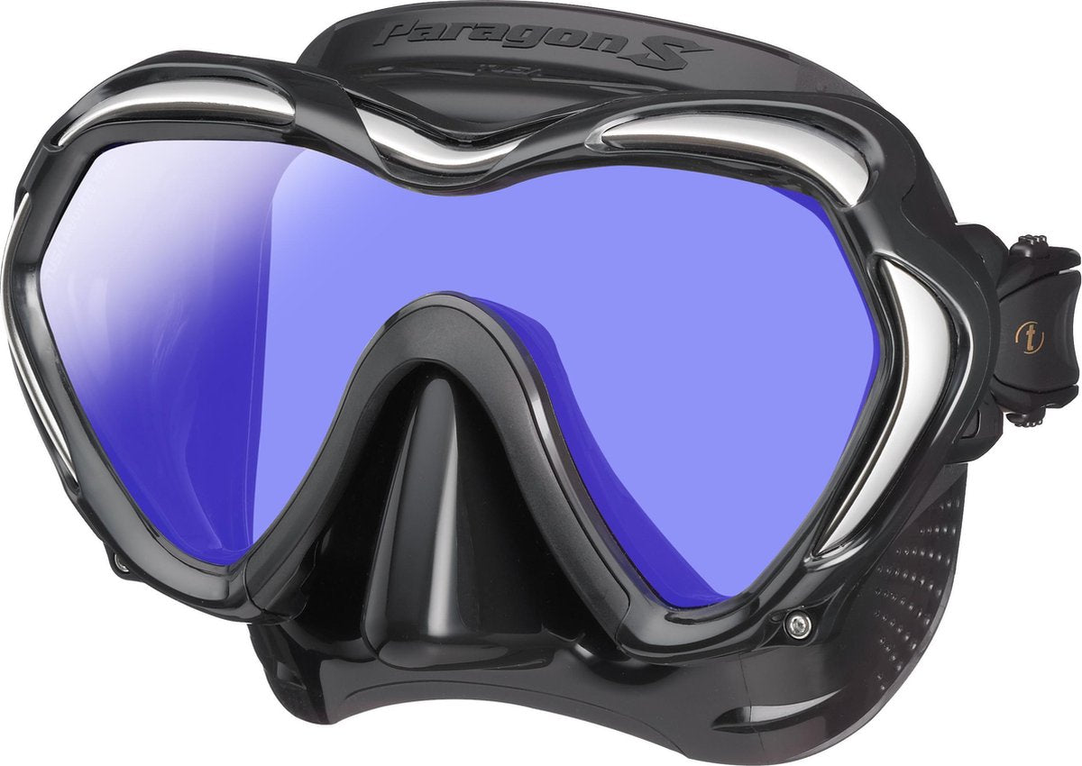Tusa Paragon S Duikbril - Doorlopend Glas - Siliconen