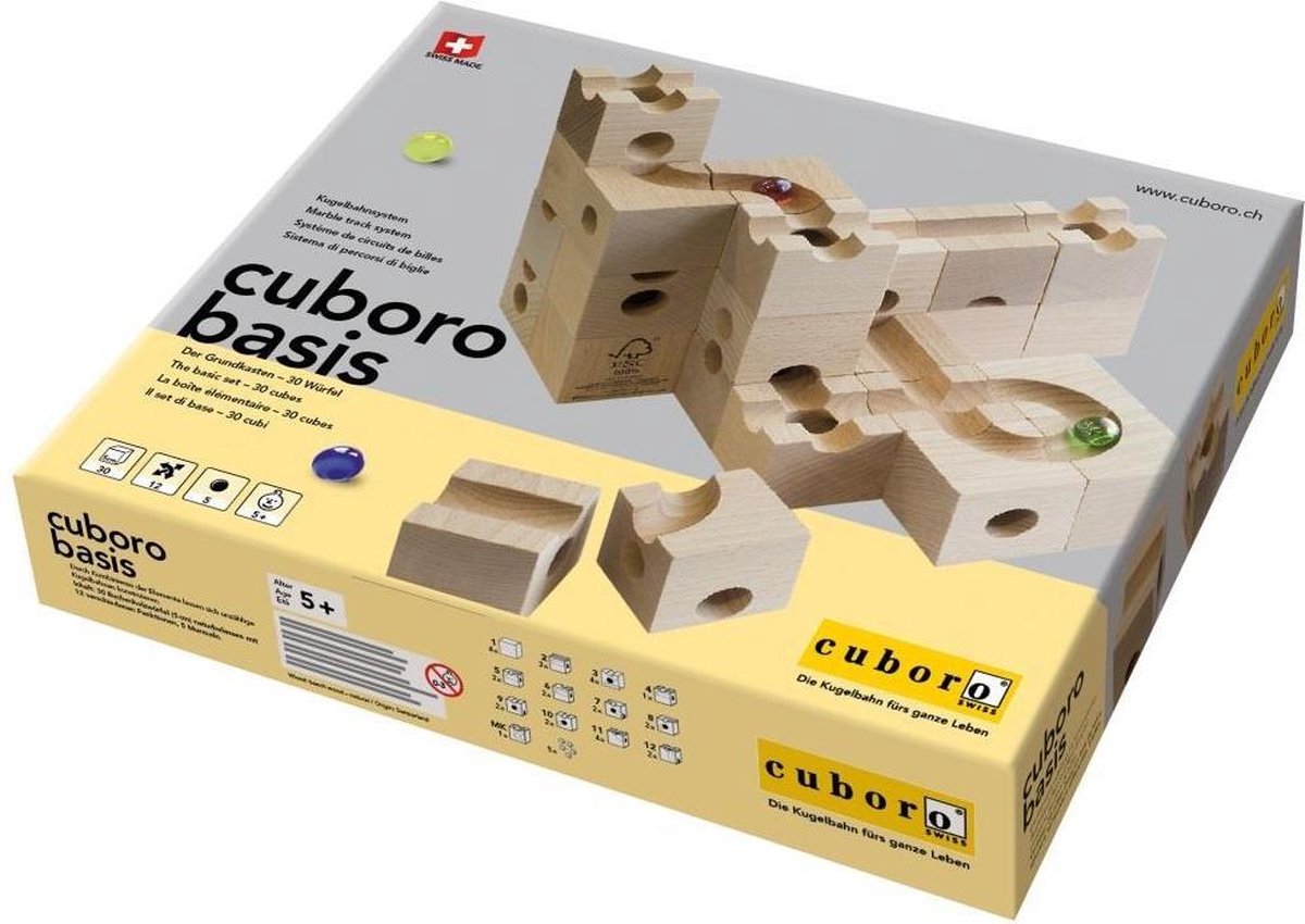 Cuboro knikkerbaan basis