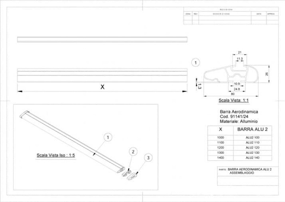 Farad Dakdragers - Volvo XC90 2003 t/m 2014 - Open Dakrail - 100kg Laadvermogen - Aluminium - Wingbar