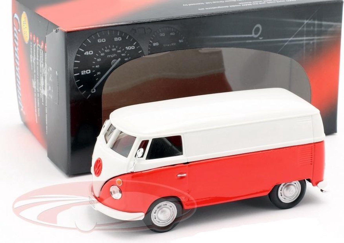 Volkswagen T1 Transporter Wit / Rood 1:43 Cararama