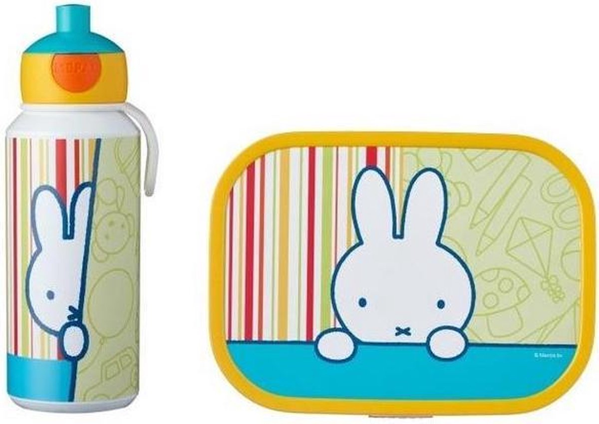 Mepal Lunchset Nijntje - Lunchbox en Schoolbeker pop-up