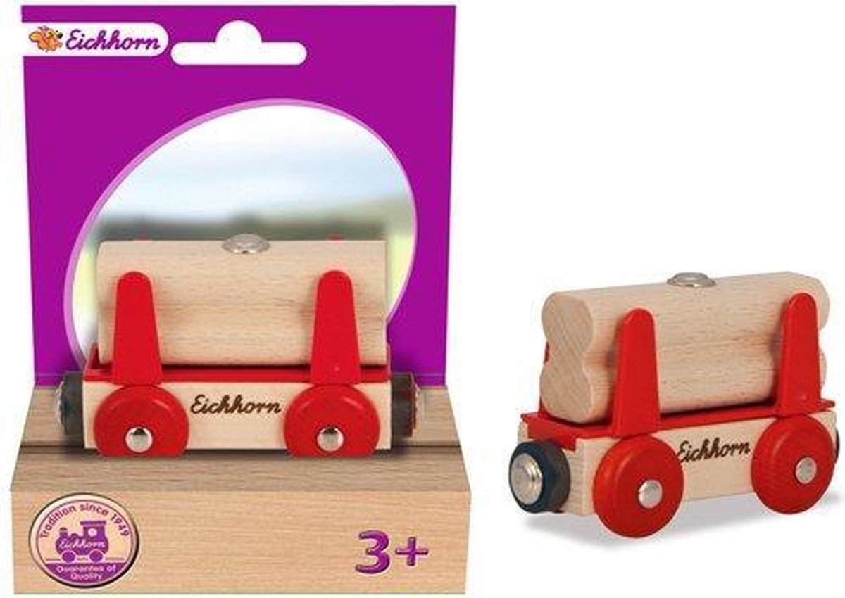Eichhorn Wagon met houtlading