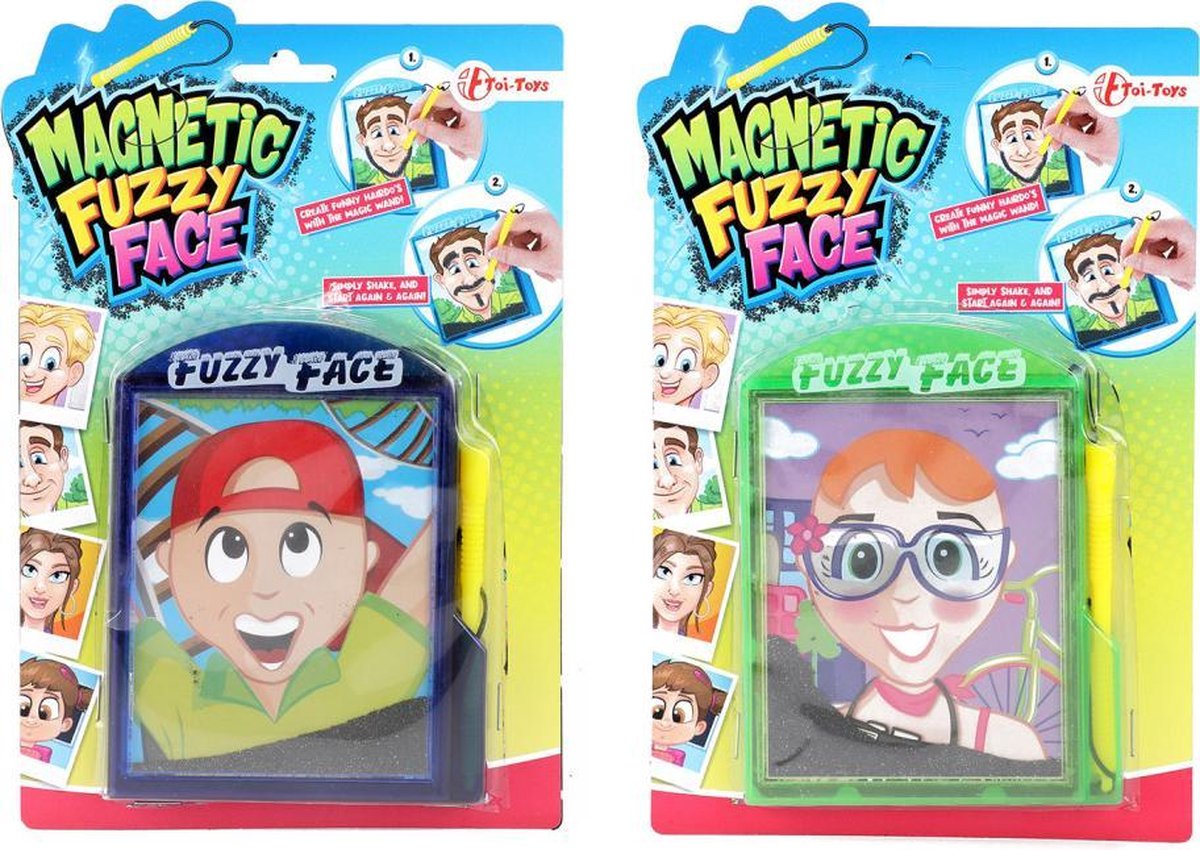 Magnetisch Fuzzy Gezicht Assorti
