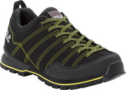 Wandelschoen - Heren - Outdoor Trekking Schoen - Jack Wolfskin - Scrambler Low M - Zwart-Lime - Maat EU 41