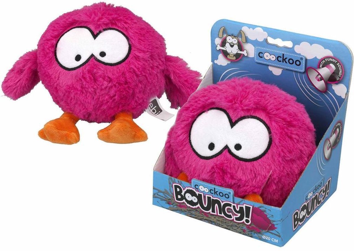 Coockoo Stuiterende springbal Funny Circus roze 309/432662