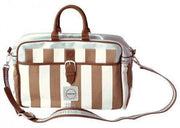 Stapelgoed Luiertas Stripe - 39x27x16 cm - Bruin