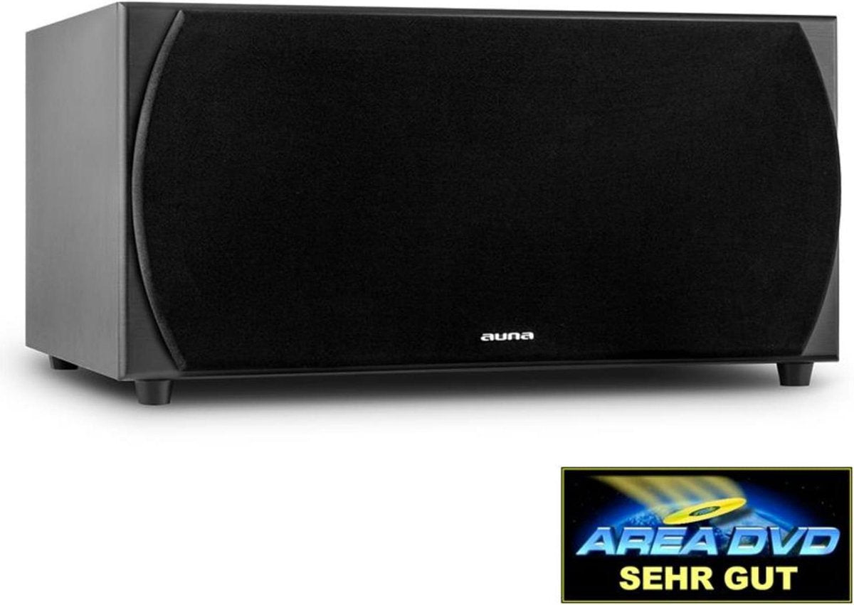 Auna Linie 501SW BK Active subwoofer 500W Zwart