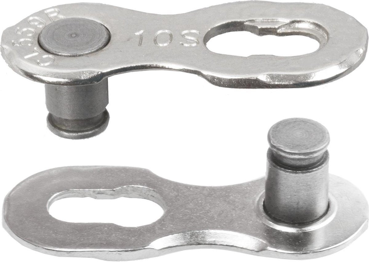 M-wave Kettingschakel Fusion 1/2 X 11/128 Staal 10s Zilver