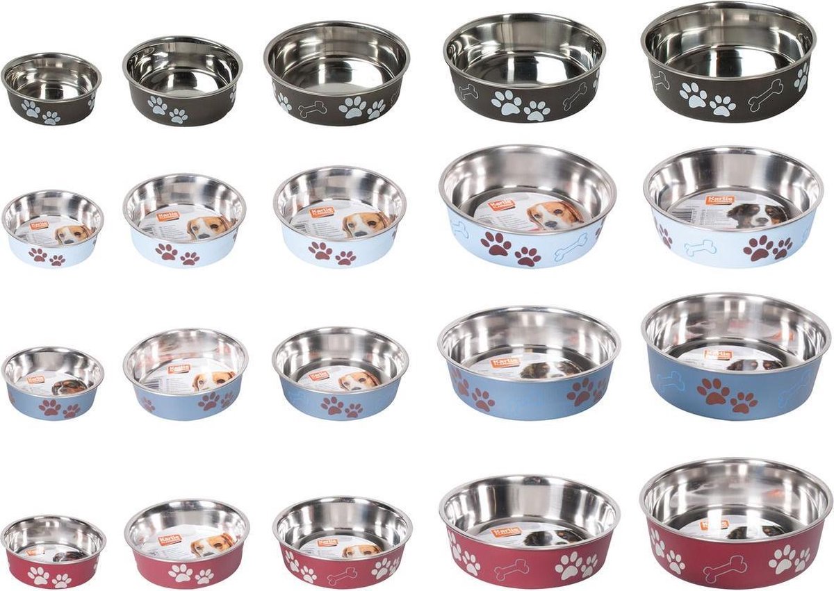 Bowl bella paw motive blue